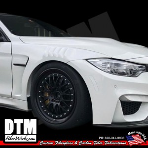 BMW F82 M4 GTR-S Style Vented Front Fenders